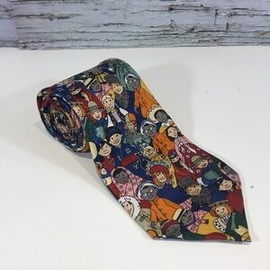 Russel Hampton Company Rotary Club International Kids Silk Neck Tie